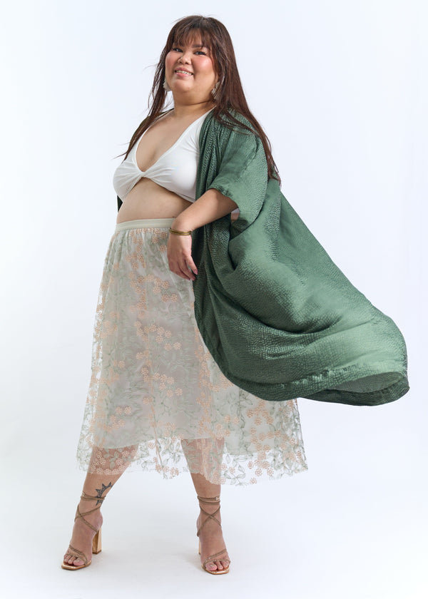 LUNTIAN Flowy Kimono