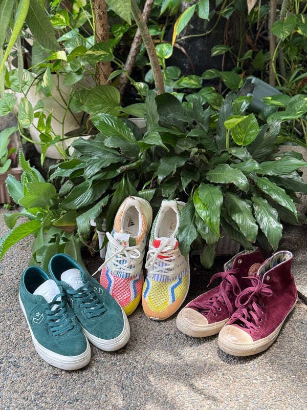 Pepe's Pre-loved Converse Chuck Taylor All Star Corduroy x Wonka High Deep Bordeaux